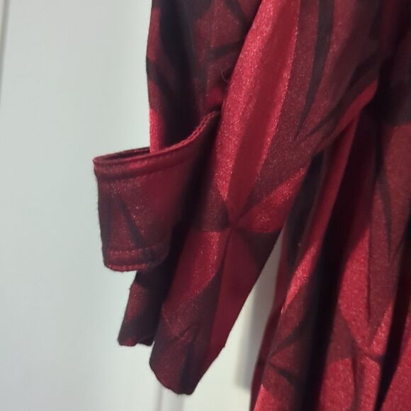 Toward Disney Mickey Jacquard Swing Trench Coat - Picture 3 of 6